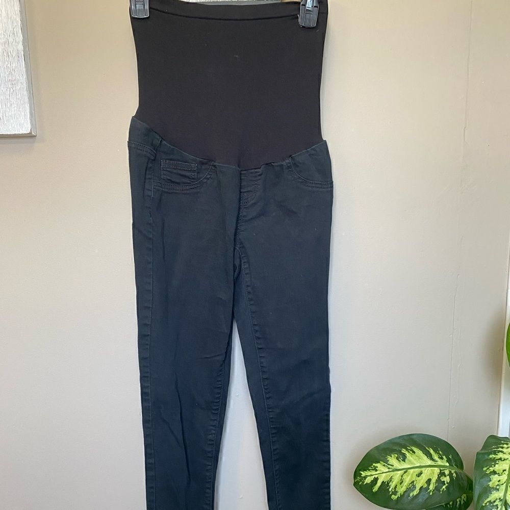 Indigo Blue from Motherhood Maternity Black Skinny Leggings